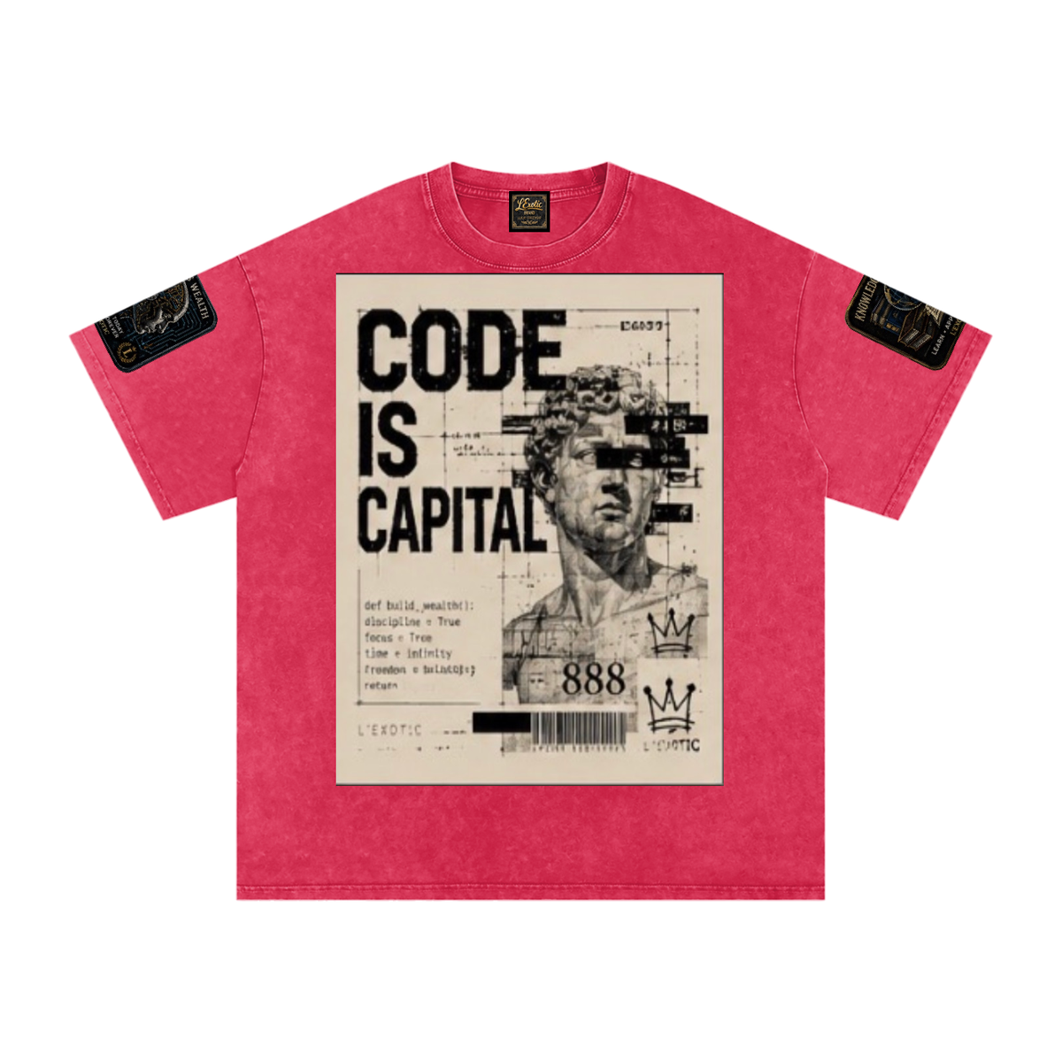L’Exotic Code Is Capital Snow-Washed Oversized Tee