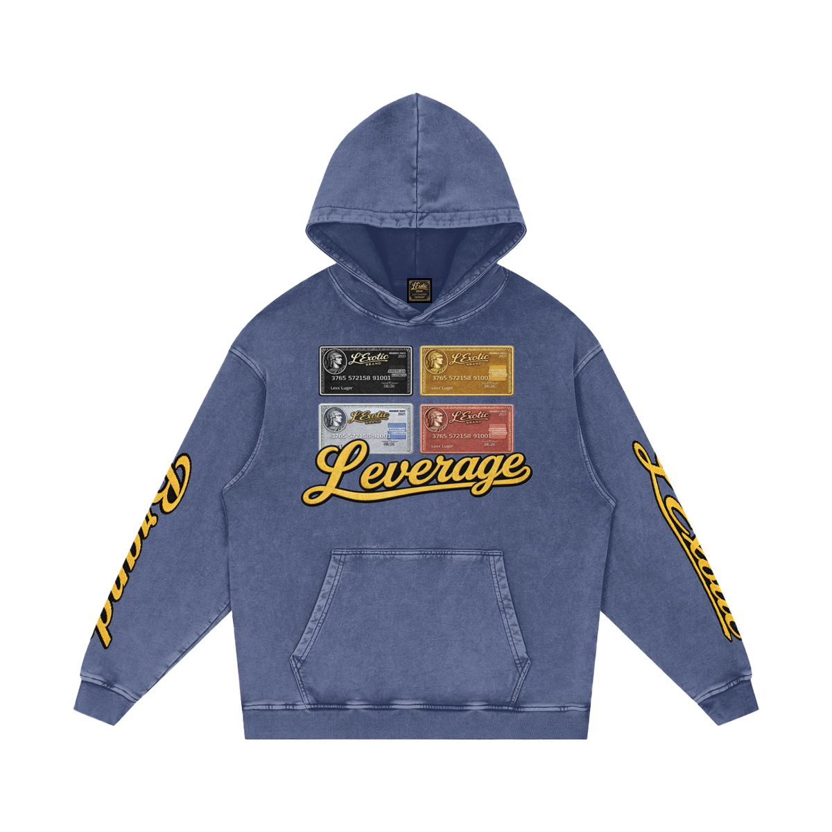 L’Exotic Heavyweight Snow Wash Hoodie