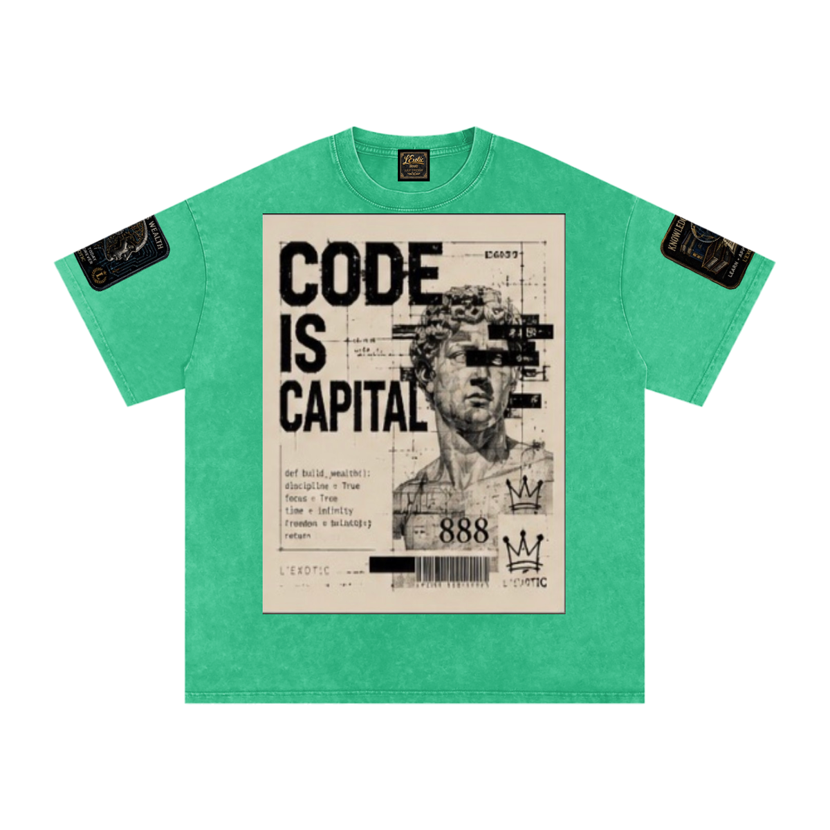 L’Exotic Code Is Capital Snow-Washed Oversized Tee