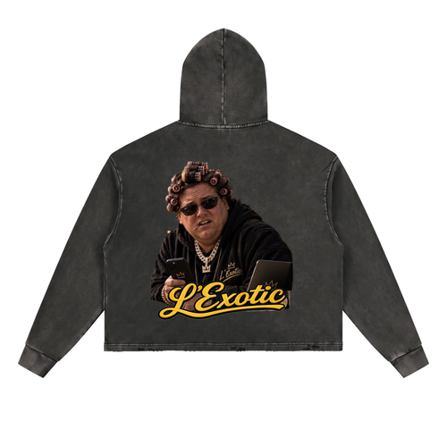 L’Exotic Big Perm Crypto Hustle Vintage Hoodie