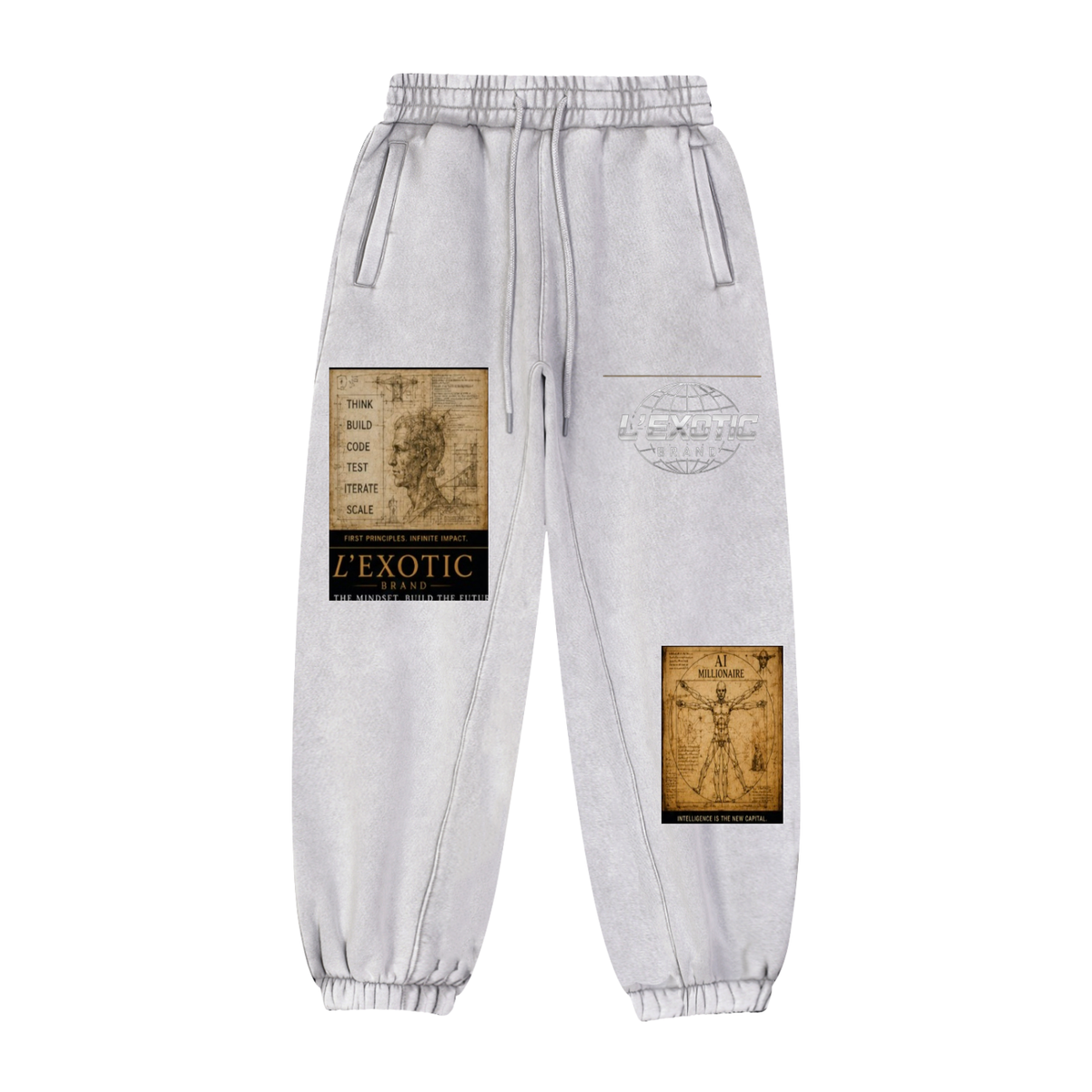 L’Exotic Art Millionaire Premium Fleece Joggers