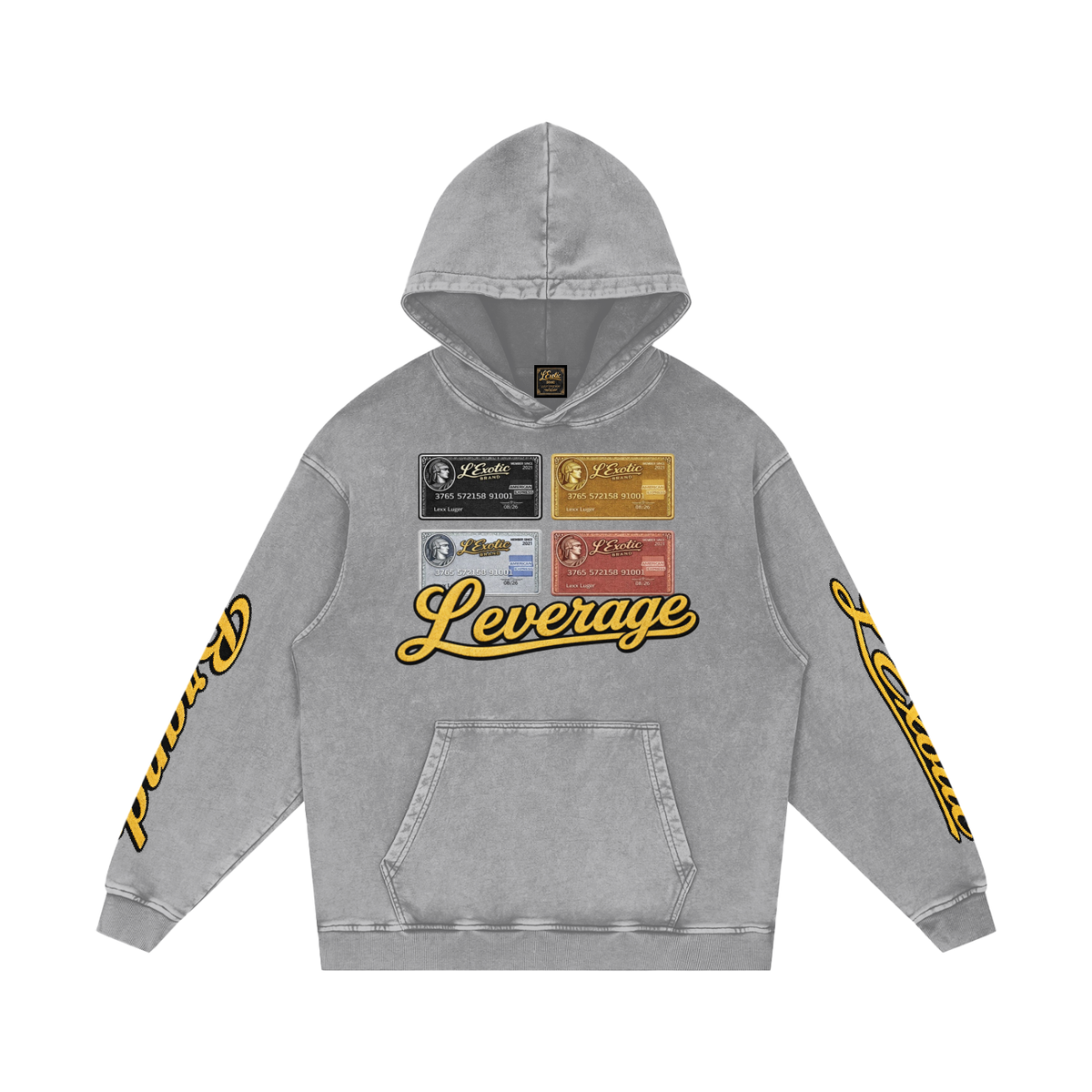 L’Exotic Heavyweight Snow Wash Hoodie