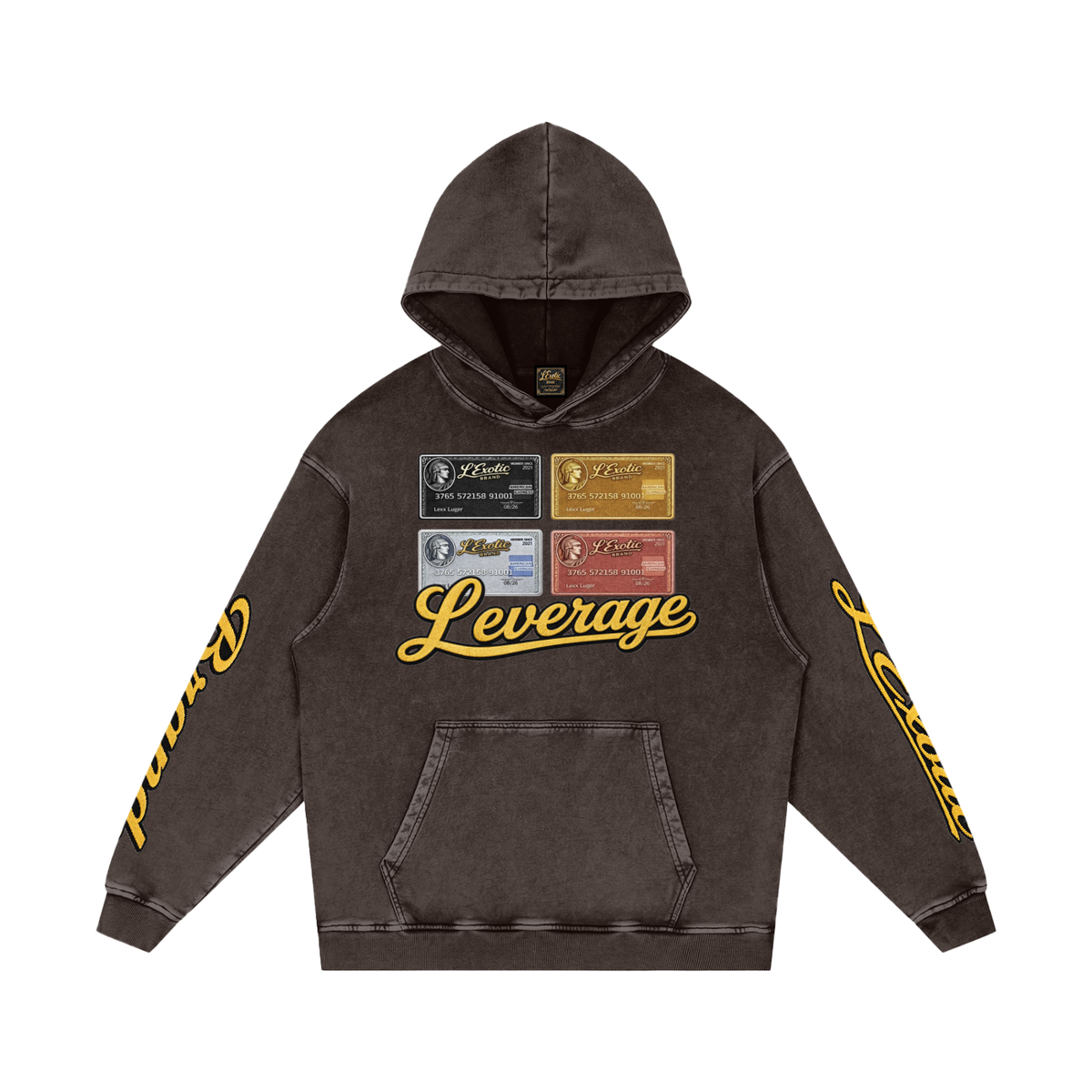 L’Exotic Heavyweight Snow Wash Hoodie