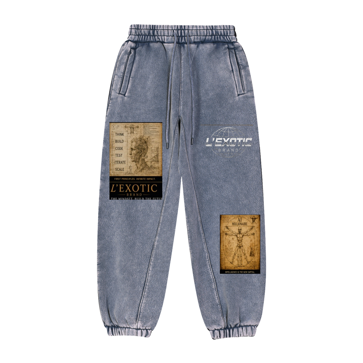 L’Exotic Art Millionaire Premium Fleece Joggers