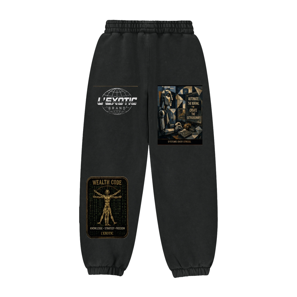 L’Exotic Art Millionaire Premium Fleece Joggers