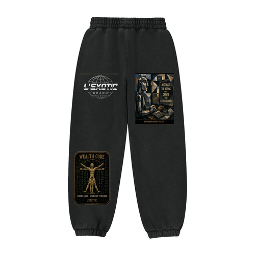 L’Exotic Art Millionaire Premium Fleece Joggers